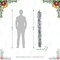 Christmas Snow Flocked Greenery Pine Garland & Wreath & Teardrop Set, with Warm White/Multi-color C3 Clear LED Lights and Timer,8 Function